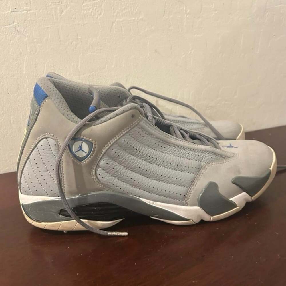 Jordan Air Jordan 14 Retro Size US 13 Wolf Grey Sport Blue